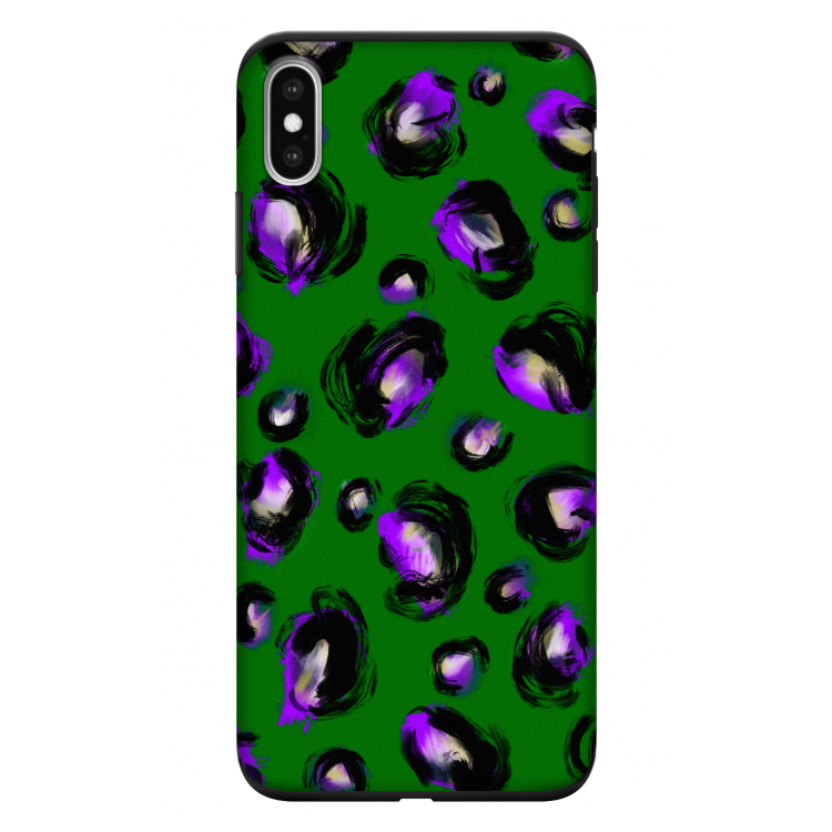 Green Cheetah: iPhone XS Max Tough Case