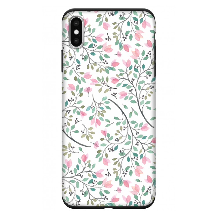 Sierlijke bloemen: iPhone XS Max Tough Case