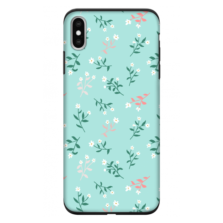 Small white flowers: iPhone XS Max Tough Case