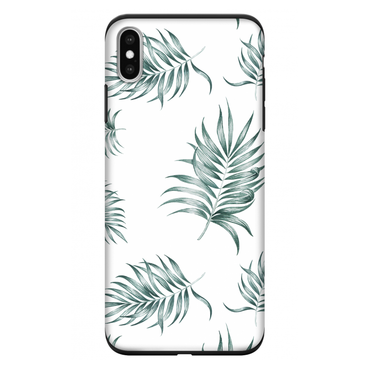 Simple leaves: iPhone XS Max Tough Case