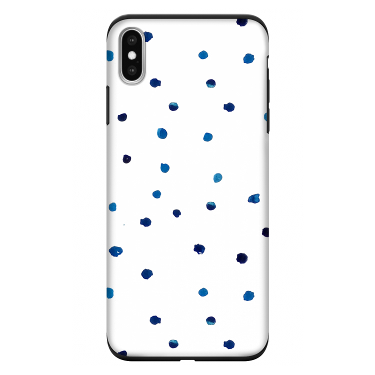 Blauwe stippen: iPhone XS Max Tough Case