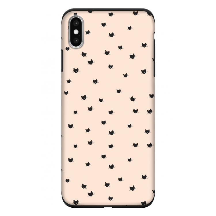 Kleine kattenkopjes: iPhone XS Max Tough Case
