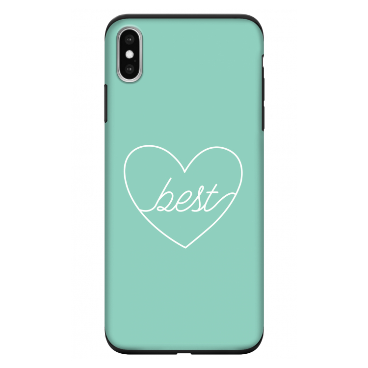 Best heart pastel: iPhone XS Max Tough Case