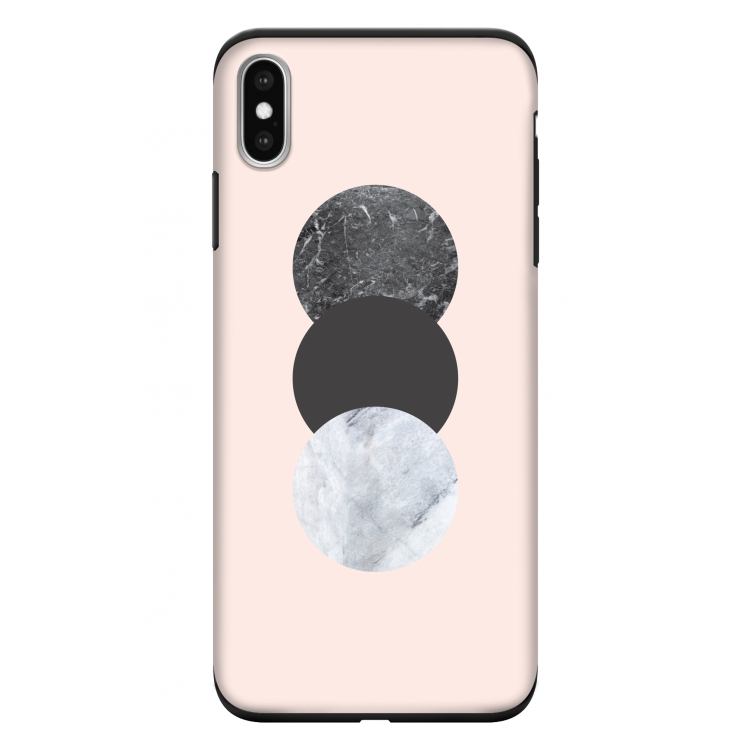 Marmeren cirkels: iPhone XS Max Tough Case