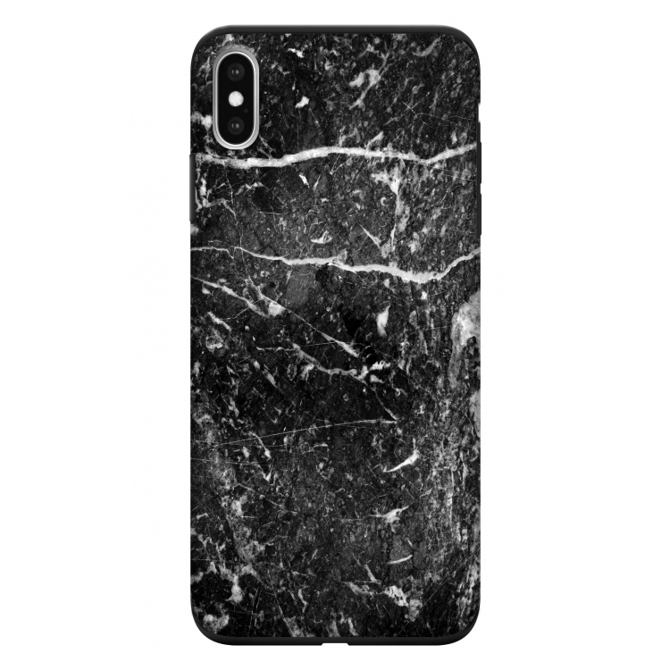 Zwart marmer: iPhone XS Max Tough Case