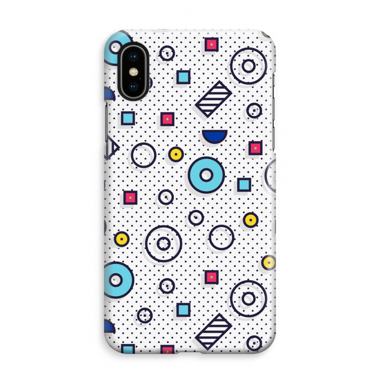 8-bit N°9: iPhone XS Max Volledig Geprint Hoesje