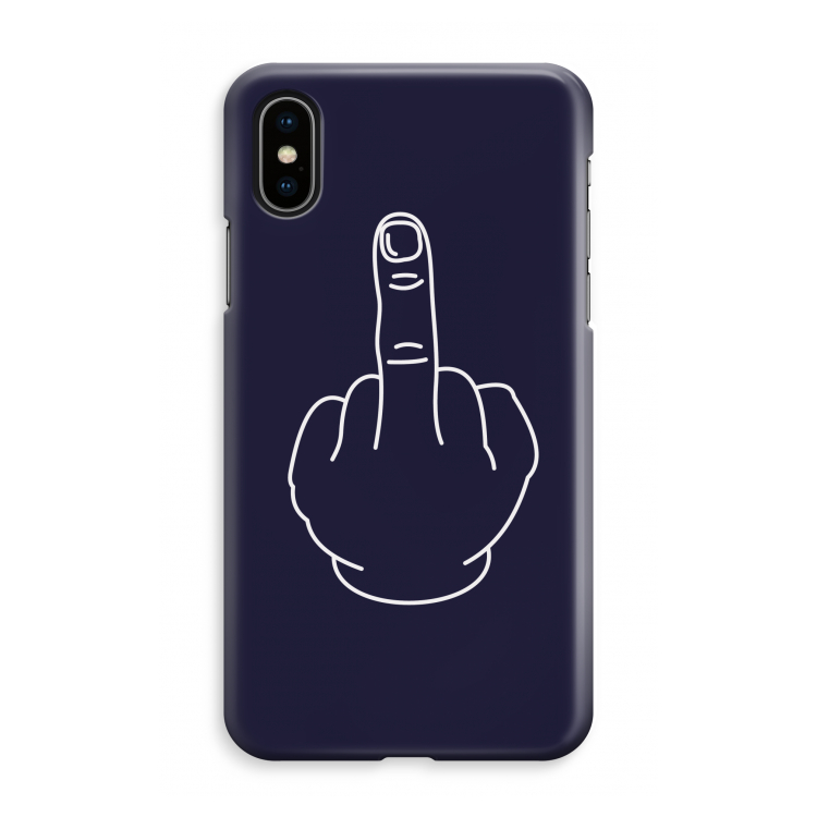 F**k U: iPhone XS Max Volledig Geprint Hoesje