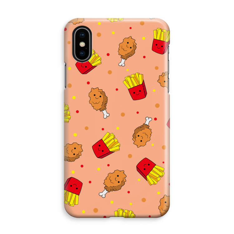 Chicken 'n Fries: iPhone XS Max Volledig Geprint Hoesje
