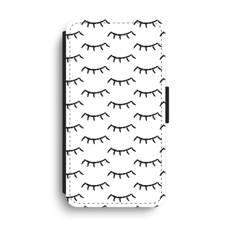 Wimpers: iPhone XS Max Flip Hoesje