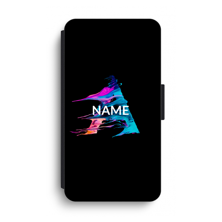 Abstract Spectrum: iPhone XS Max Flip Hoesje