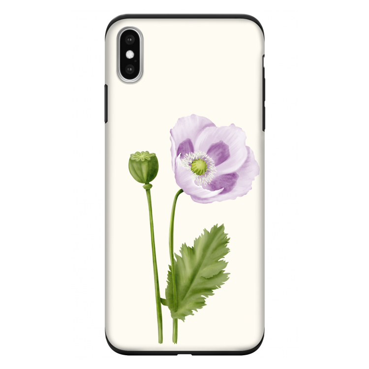 Purple poppy: iPhone XS Max Tough Case