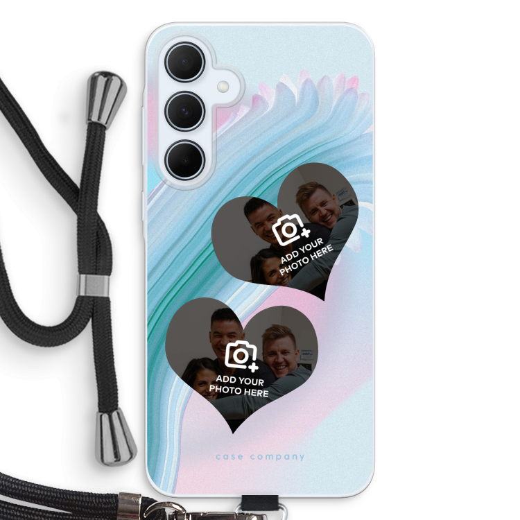 CaseCompany Transparentwithrope_hartjecustom_samsunga