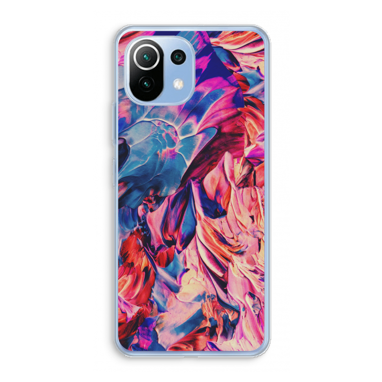 Pink Orchard: Xiaomi Mi 11 Lite Transparant Hoesje