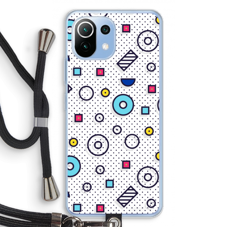 8-bit N°9: Xiaomi Mi 11 Lite Transparant Hoesje met koord