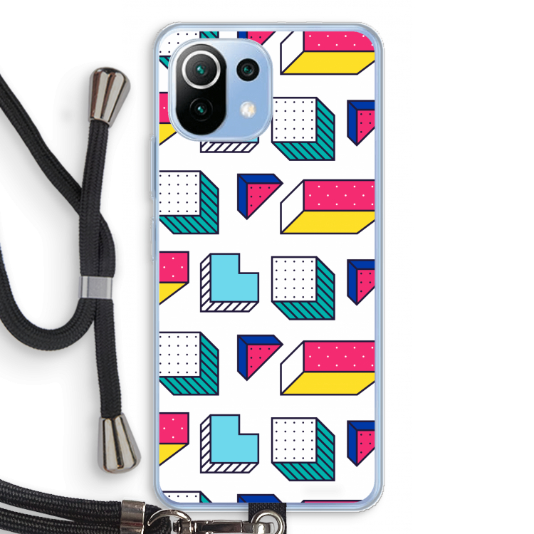 8-bit N°7: Xiaomi Mi 11 Lite Transparant Hoesje met koord