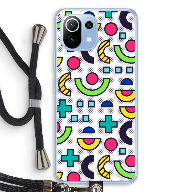 8-bit N°6: Xiaomi Mi 11 Lite Transparant Hoesje met koord