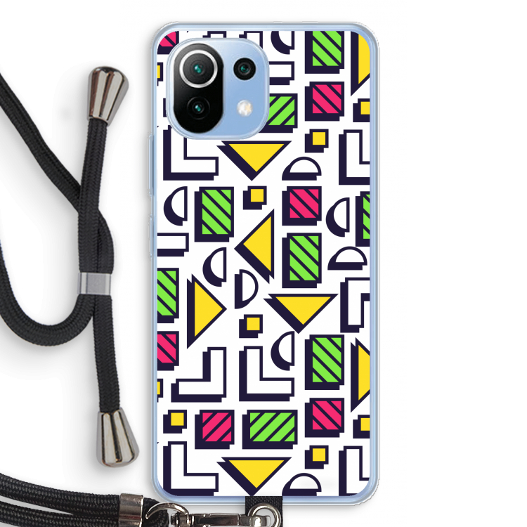 8-bit N°4: Xiaomi Mi 11 Lite Transparant Hoesje met koord