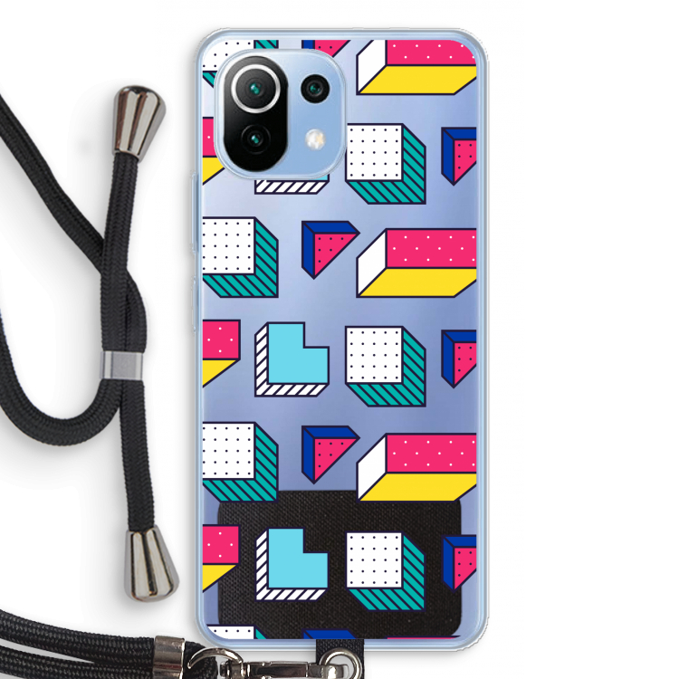 8-bit N°7: Xiaomi Mi 11 Lite Transparant Hoesje met koord