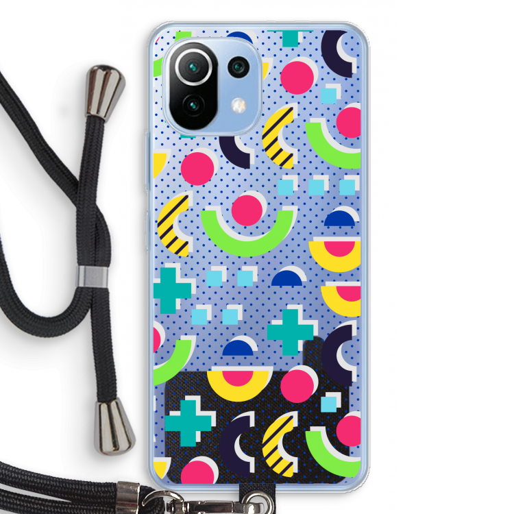 8-bit N°1: Xiaomi Mi 11 Lite Transparant Hoesje met koord