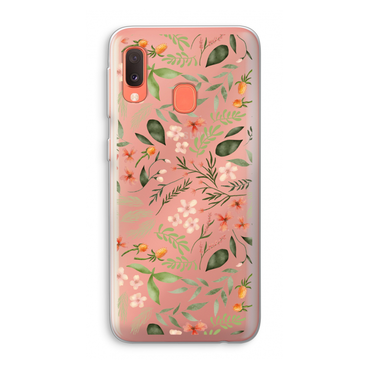 Sweet little flowers: Samsung Galaxy A20e Transparant Hoesje