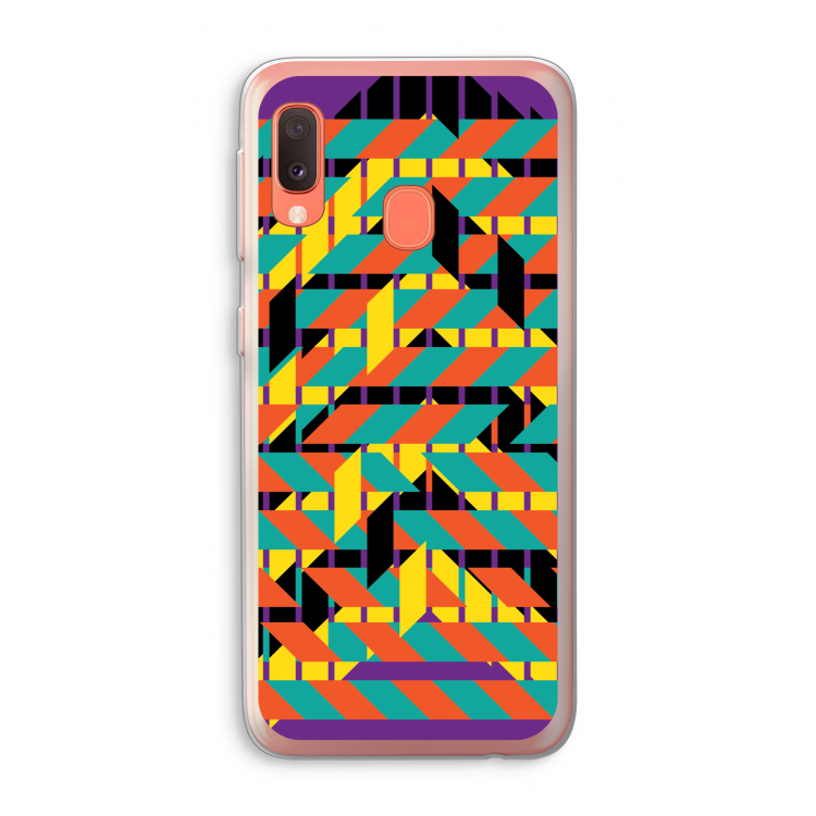 Skew Bee 2: Samsung Galaxy A20e Transparant Hoesje