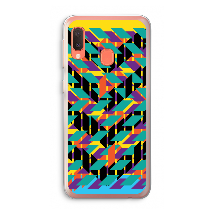 Skew Bee 1: Samsung Galaxy A20e Transparant Hoesje