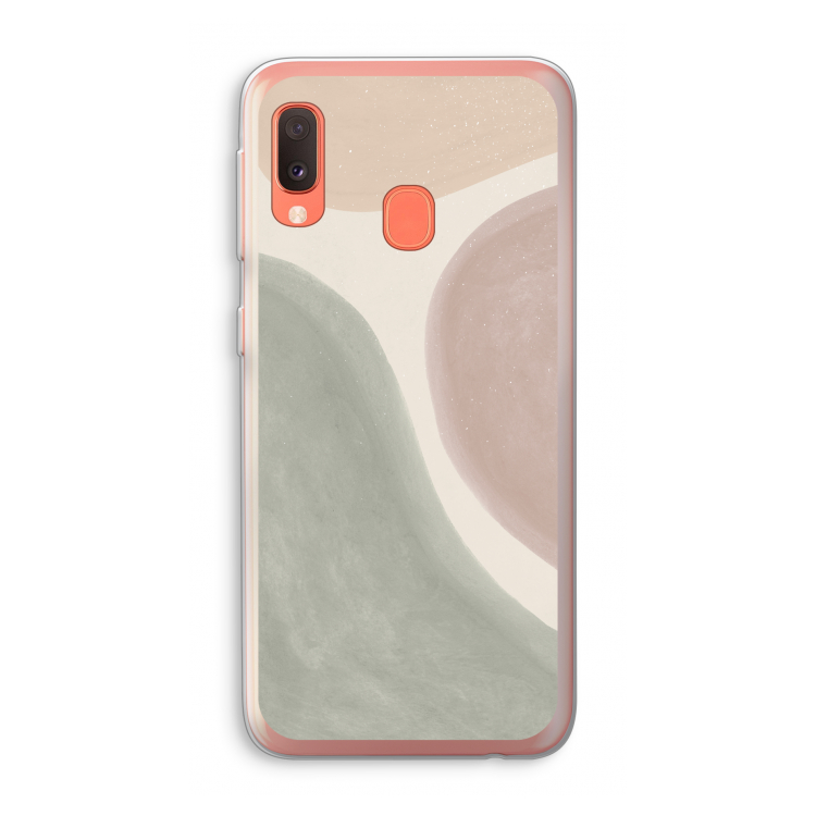 Geo #6: Samsung Galaxy A20e Transparant Hoesje