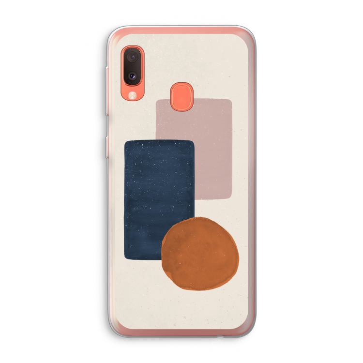 Geo #3: Samsung Galaxy A20e Transparant Hoesje