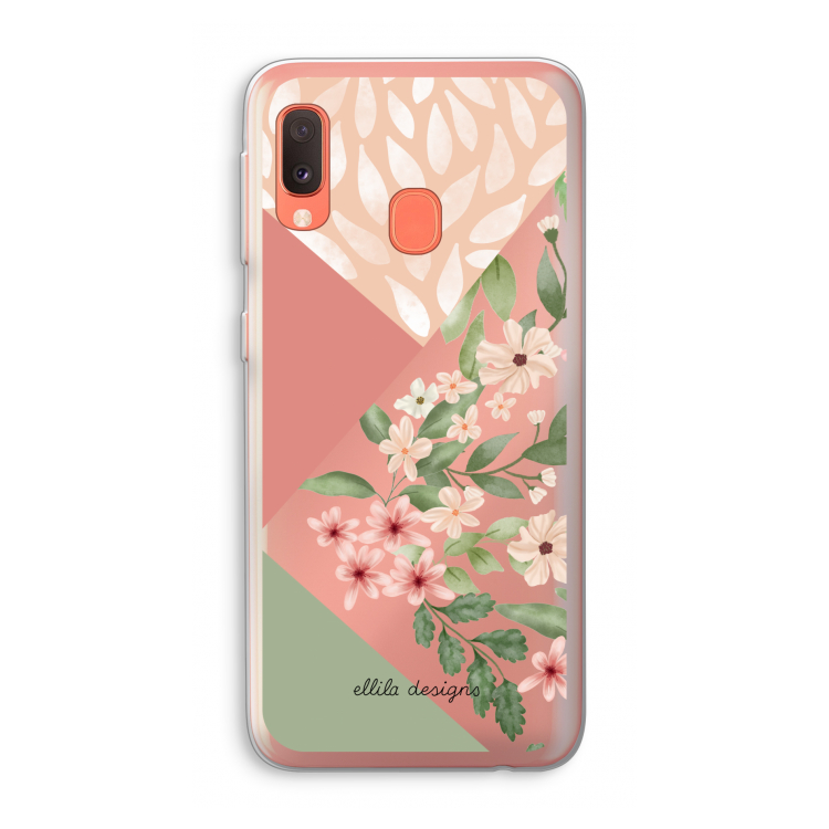 Sweet heaven geometrics: Samsung Galaxy A20e Transparant Hoesje