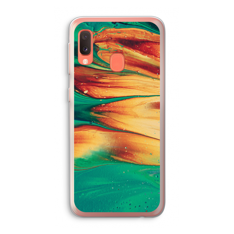 Green Inferno: Samsung Galaxy A20e Transparant Hoesje