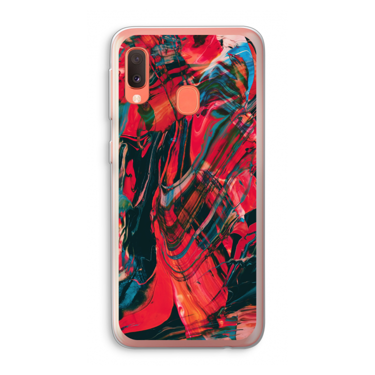 Endless Descent: Samsung Galaxy A20e Transparant Hoesje