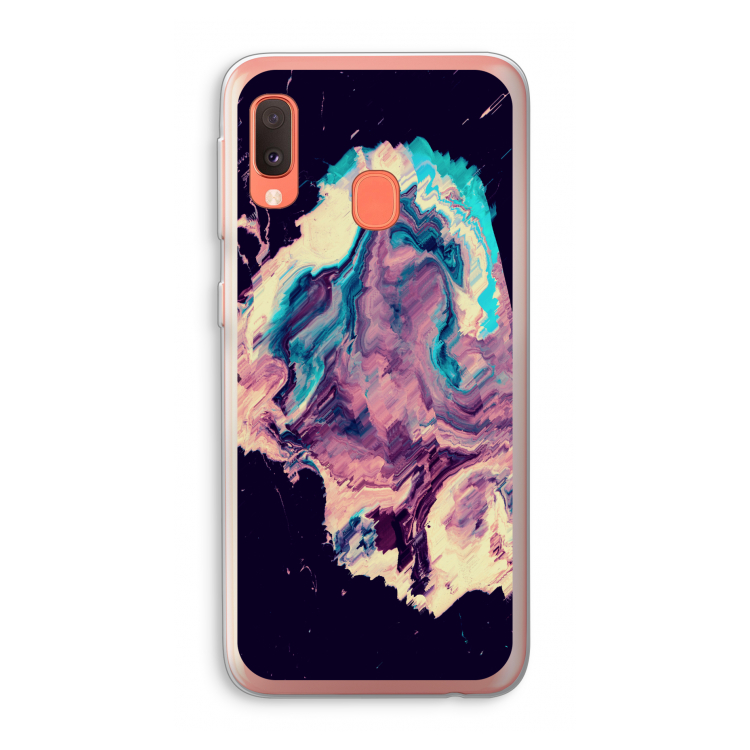 Cosmic Silence: Samsung Galaxy A20e Transparant Hoesje