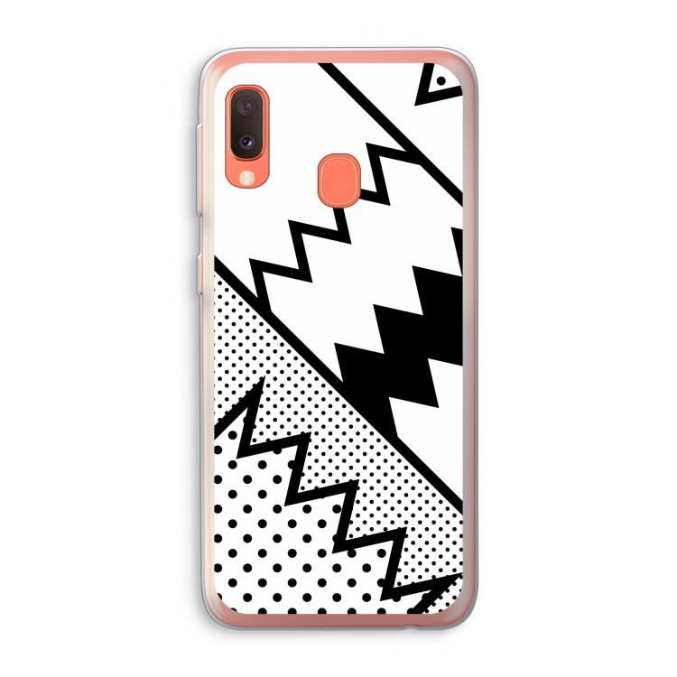 Pop Art #5: Samsung Galaxy A20e Transparant Hoesje