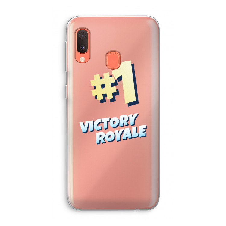 Victory Royale: Samsung Galaxy A20e Transparant Hoesje