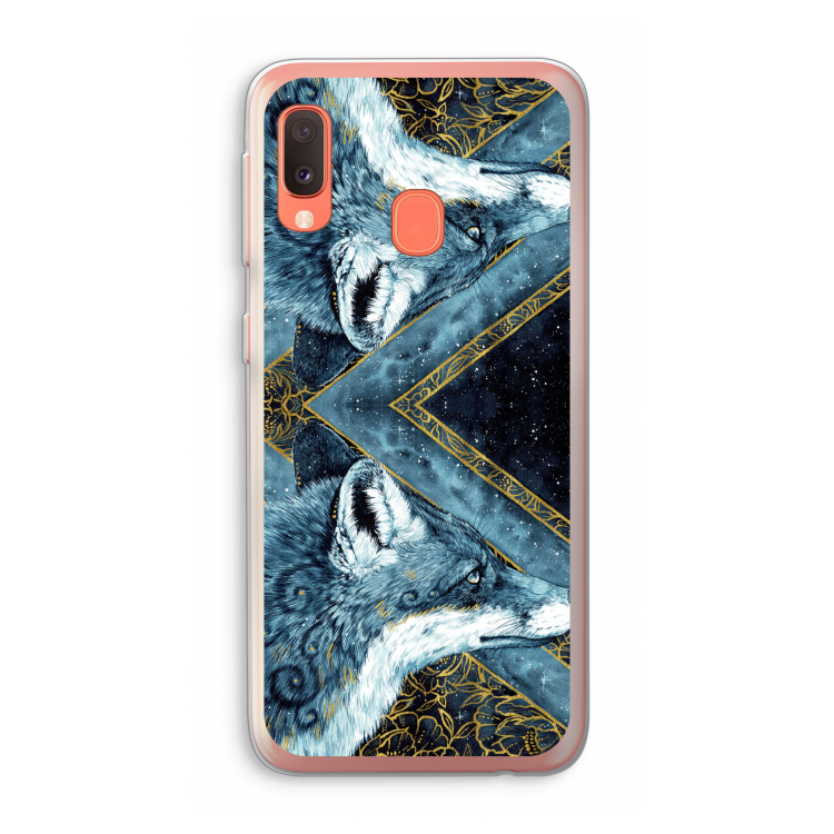 Golden Fox: Samsung Galaxy A20e Transparant Hoesje