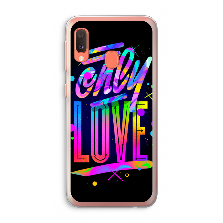 Only Love: Samsung Galaxy A20e Transparant Hoesje