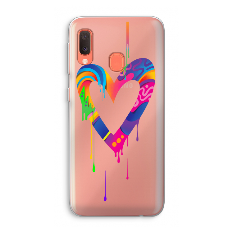 Melts My Heart: Samsung Galaxy A20e Transparant Hoesje