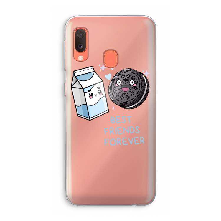 Best Friend Forever: Samsung Galaxy A20e Transparant Hoesje