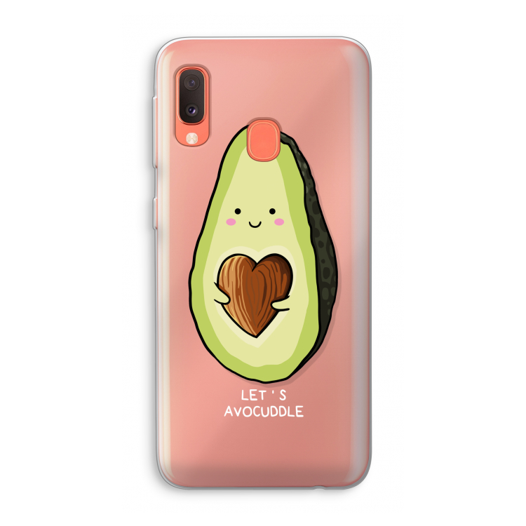 Avocuddle: Samsung Galaxy A20e Transparant Hoesje