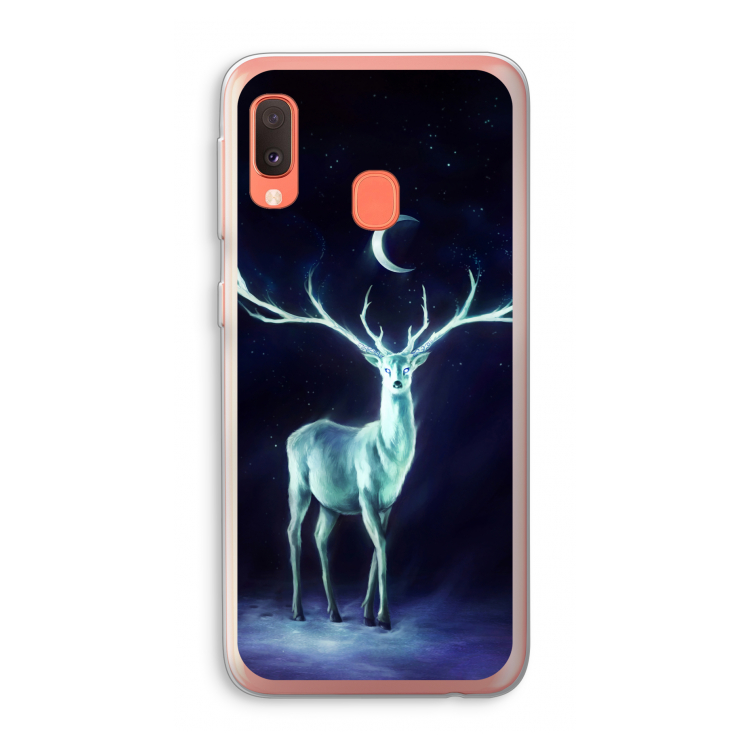 Nightbringer: Samsung Galaxy A20e Transparant Hoesje