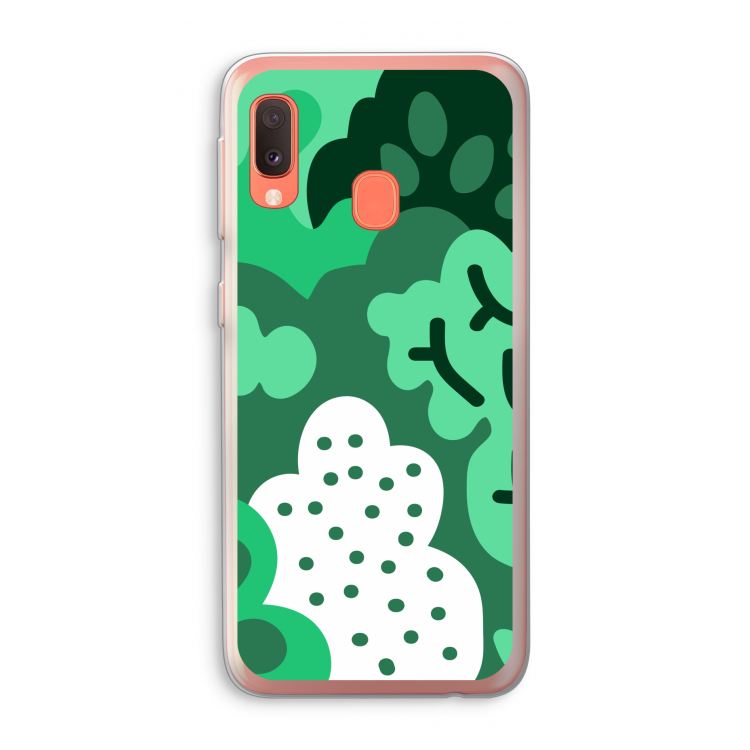 Bushes: Samsung Galaxy A20e Transparant Hoesje