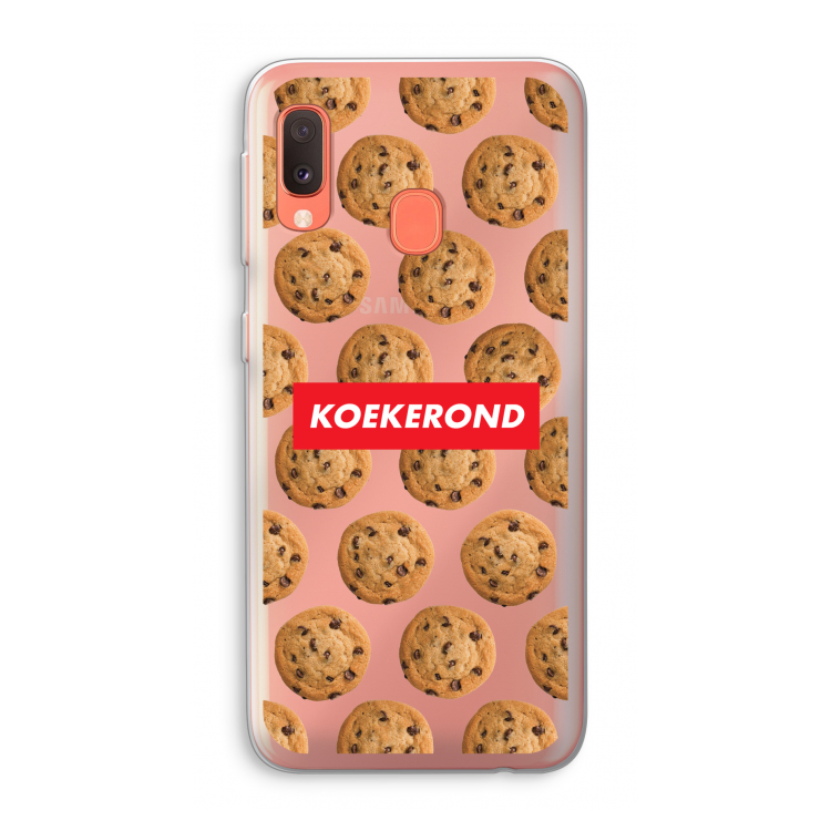 Koekerond: Samsung Galaxy A20e Transparant Hoesje