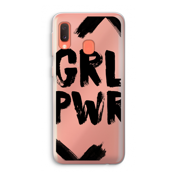 Girl Power #2: Samsung Galaxy A20e Transparant Hoesje
