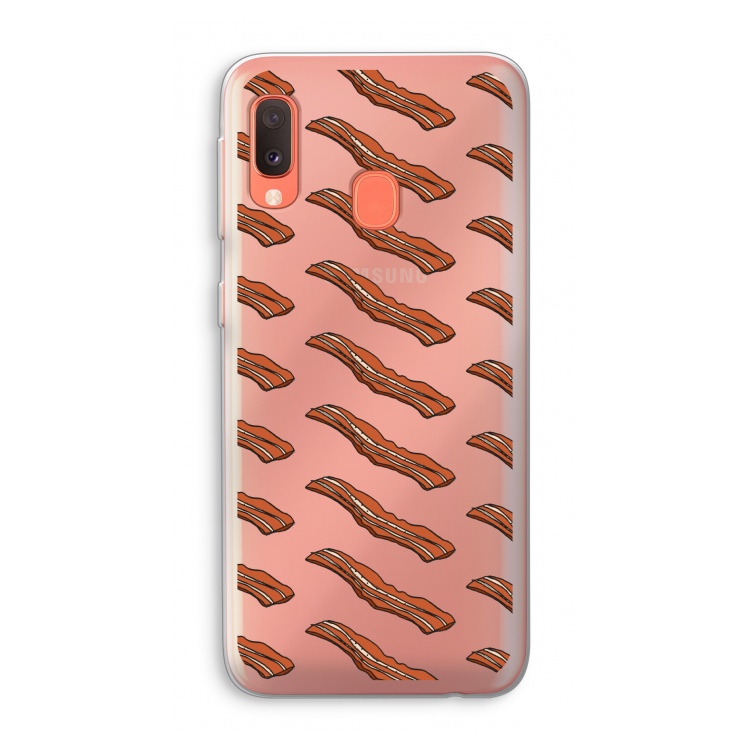 Bacon to my eggs #2: Samsung Galaxy A20e Transparant Hoesje