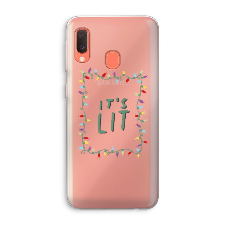 It's Lit: Samsung Galaxy A20e Transparant Hoesje