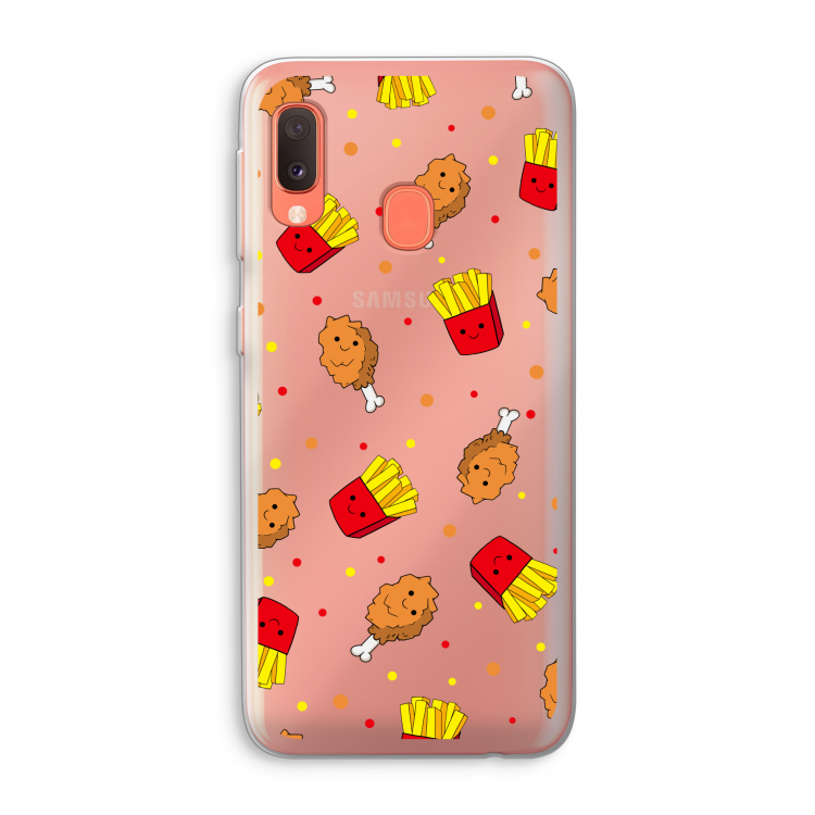 Chicken 'n Fries: Samsung Galaxy A20e Transparant Hoesje