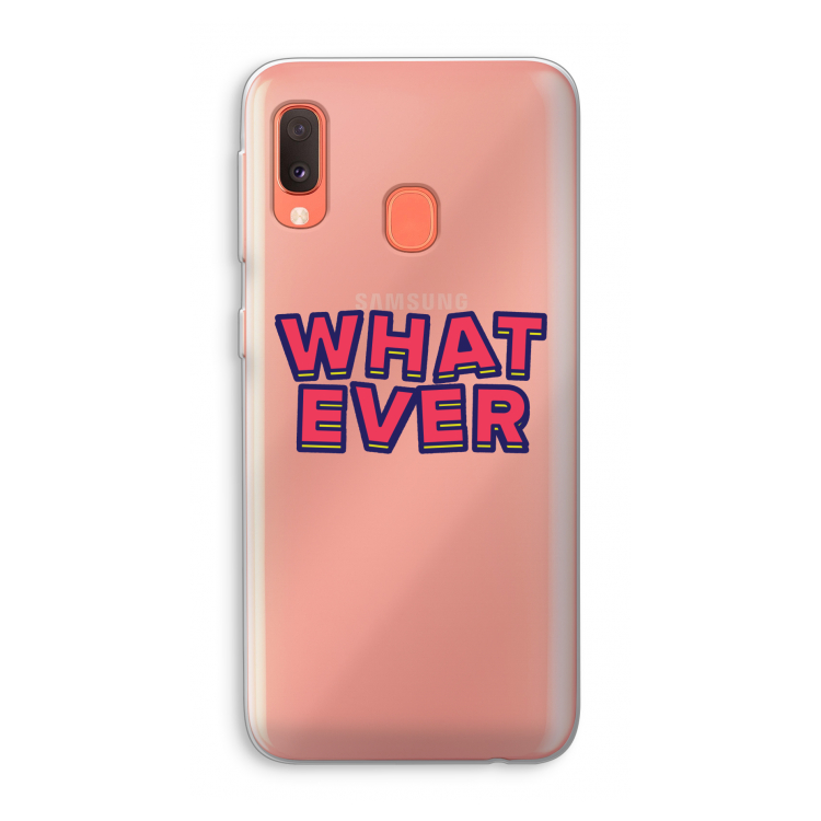 Whatever: Samsung Galaxy A20e Transparant Hoesje