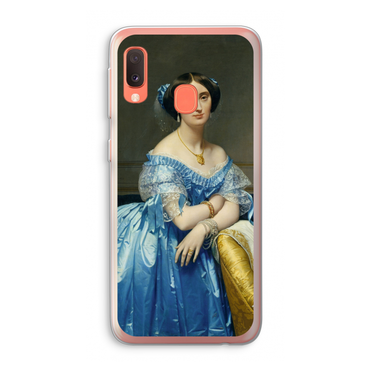 Eleonore: Samsung Galaxy A20e Transparant Hoesje