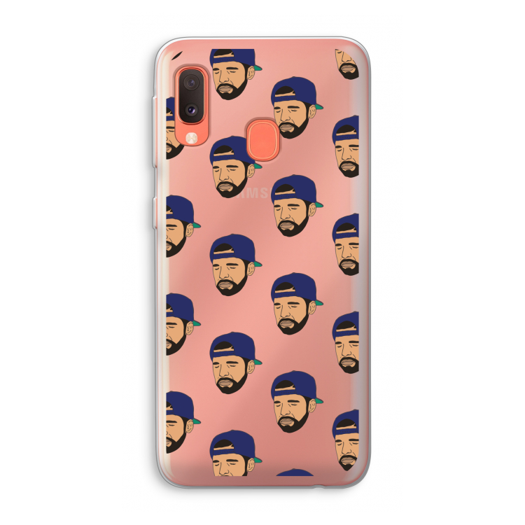 Drake Away: Samsung Galaxy A20e Transparant Hoesje