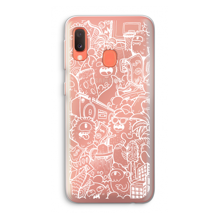 Vexx City #2: Samsung Galaxy A20e Transparant Hoesje